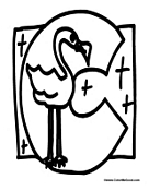 Bird Alphabet - Letter C