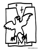 Bird Alphabet - Letter M