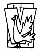 Bird Alphabet - Letter V