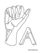 Sign Language - Letter A