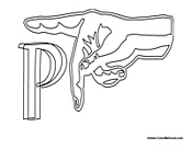 Sign Language - Letter P