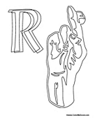 Sign Language - Letter R