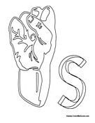 Sign Language - Letter S