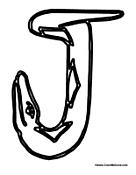 Snake Alphabet - Letter J