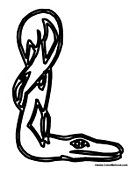 Snake Alphabet - Letter L