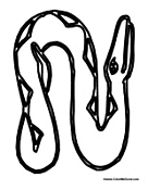 Snake Alphabet - Letter N