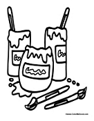 Paint and Paint Brushes