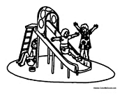 Huge Playground Slide