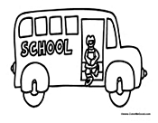 School Bus with Kid