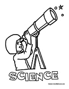 Science Coloring Activity