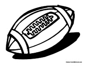 Football Coloring Page 2