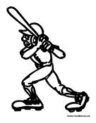 major league baseball player coloring pages - photo #28