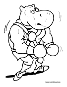 Boxing Coloring Page 5
