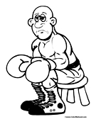 Boxer Coloring Page 8