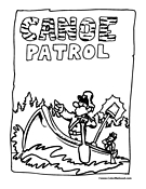 Canoe Coloring Page 6