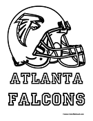 Atlanta Falcons Coloring Page