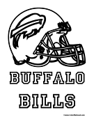 Buffalo Bills Coloring Page