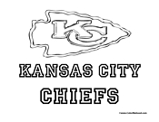 kansas city chiefs football coloring pages - photo #3