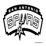 Nba Spurs Colouring Pages San Antonio Spurs Coloring Page