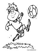 Soccer Coloring Page 7