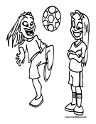 Soccer Coloring Page 14