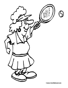 Tennis Coloring Page 26