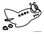 Cartoon Kids Airplane