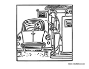 Mechanics and Parts Coloring Pages