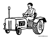 Tractor on the Farm