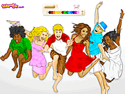 High School Musical Coloring Game