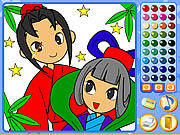Manga Online Coloring Game