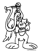 Aardvark Coloring Page 2