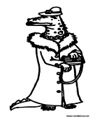 Free Alligator Coloring Page