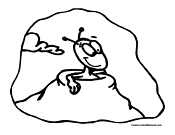Ant Coloring Page 3
