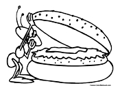 Ant Coloring Page 4