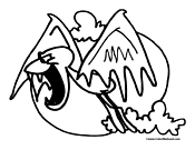 Bat Coloring Page 5