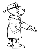 Bear Coloring Page 4