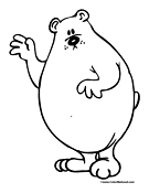 Bear Coloring Page 11