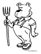 Bear Coloring Page 26