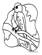 Bird Coloring Page 5