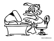 Duck on the Computer