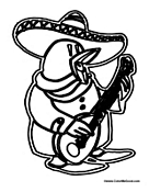 Penguin Playing Guitar