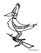 Woodpecker on Branch