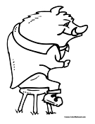 Boar Coloring Page 5