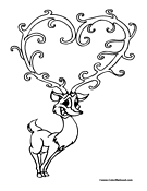 Adult Buck with Horns