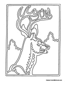 Adult Buck with Horns