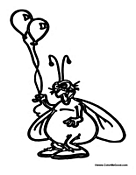 Bug with Balloons
