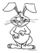 Bunny Coloring Page 3