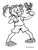 Butterfly Coloring Page 2