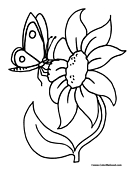 Butterfly Coloring Page 7